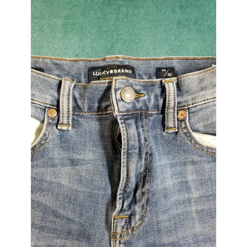 Lucky Brand Jeans Size 29x32 Mens Blue Pants Stretch 121 Heritage Slim Straight